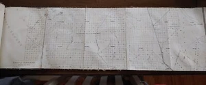 Seltene große ausklappbare Karte von Kern County, Kalifornien 5 Faltabschnitte - Bild 1 von 7
