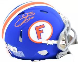 Emmitt Smith signierter Florida Gators blauer Speed-Minihelm - Beckett mit Holo - Bild 1 von 5