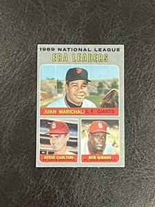 1970 Topps 1969 NL ERA Leaders Marichal Gibson Carlton #67 EX-NM HOF Legends!