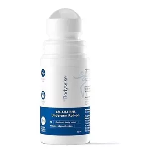Be Bodywise 4% Aha Bha Underarm Roll On 1% Mandelic Acid 1% Salicylic Acid 50 ml - Picture 1 of 6