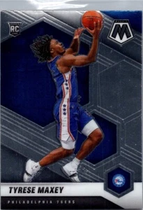 2020-21 Panini Mosaic Base Rookie #203 Tyrese Maxey (RC) 76ers - Picture 1 of 2