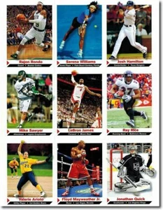 2012 Rajon Rondo SPORTS Illustrated 9 Karte Menge " Uncut Blatt CM Mayweather - Bild 1 von 8