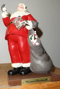 NORMAN ROCKWELL Santa NEW 2012 Christmas FTD List Sack Toys A Drum for Tommy - Picture 1 of 2