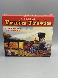 Calendario diario A Year of Train Trivia 2018 B & O Railroad Museum - Imagen 1 de 7