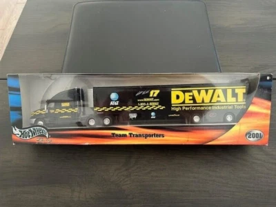 2001 HOT WHEELS NASCAR TEAM TRANSPORTERS #17 DEWALT RACING MATT KENSETH (NIB) - Image 1 of 2