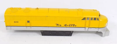 HO / UNBRANDED / DIESEL LOCOMOTIVE #6001 / RIO-GRANDE / SHELL / PARTS - Image 1 of 4