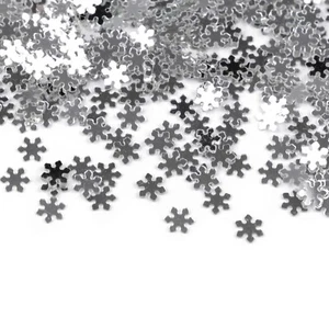 Mini Schneeflocken Streudeko Silber 5g weihnachten NEU - Bild 1 von 2
