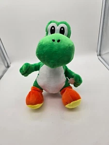 Super Mario Nintendo San-ei collection Green Yoshi Plush Stuffed Animal 11" - Picture 1 of 7