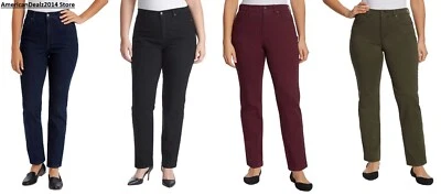 Gloria Vanderbilt Ladies' Amanda Stretch Denim Jeans Blue, Black, Red OR Green - Image 1 of 4