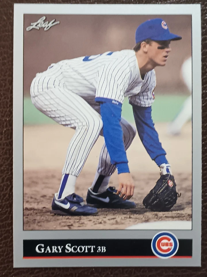 GARY SCOTT CHICAGO CUBS 1992 LEAF BASEBALL CARD #6 - Image 1 of 1