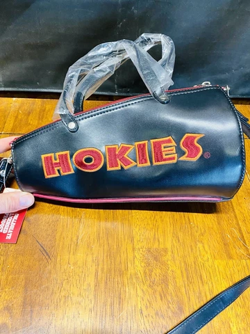 NEW w/ Tag 10” VIRGINIA TECH  HOKIES VT Cheerleader Crossbody Purse Handbag NCAA Cover