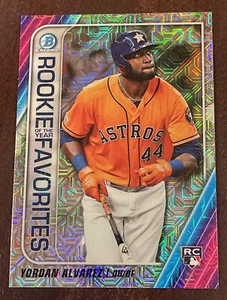 Yordan Alvarez 2020 Bowman Chrome Rookie of the Year Favorites MOJO RC #ROTY-YA - Picture 1 of 2