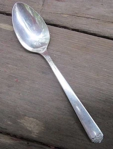 Oneida SURF CLUB Silverplate 1938 Community Discontinued 1pc 7.5" Oval SoupSpoon - Picture 1 of 1