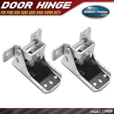 2Pcs Front LH & RH Lower Door Hinge for Ford E-150 E-250 E-350 E-450 Super Duty - Image 1 of 4