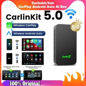 CarlinKit 5.0 2Air Car wired to Wireless CarPlay Android Auto Plug&Play Adapter - Picture 1 of 16
