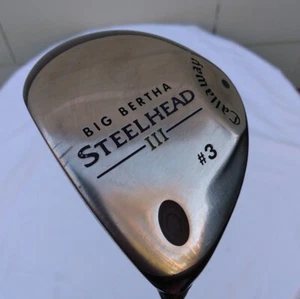 Callaway Big Bertha Steelhead III 3 Wood Left Handed Reg Flex Graphite 43" - Picture 1 of 8