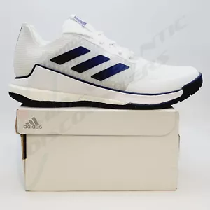 Adidas Sneakers da Pallavolo Donna Crazy Flight Bianco/Squadra Blu Navy, 10 - Foto 1 di 8