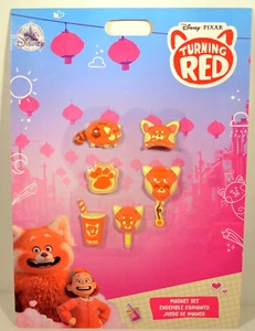 Juego de imanes de Pixar de película de parques de Disney rojo panda mei mei 2022 - Imagen 1 de 3