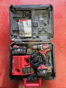 Milwaukee M18 CBLPD Cordless Combi Drill + 2 X 4.0Ah Battery And Charger - Picture 1 of 8
