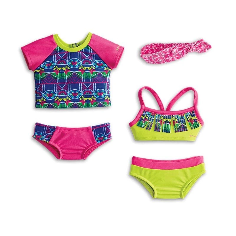 American Girl LEA's MIX and MATCH Tankini SWIMSUIT Top Swim SET for LEA DOLL - Image 1 of 1