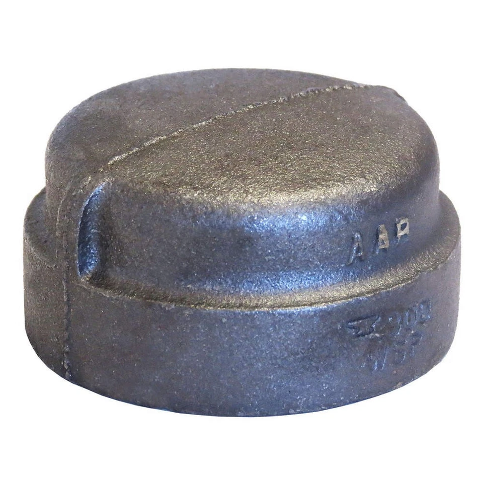 ANVIL 0318901402 Round Cap, Malleable Iron, 2 in, FNPT 12G535 - Image 1 of 1