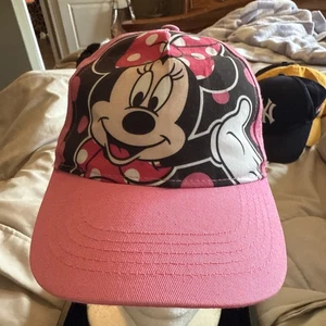 GENUINE Disney Youth/adult Pink Minnie Mouse Baseball Cap Adjustable Back. 3998 - Picture 1 of 6
