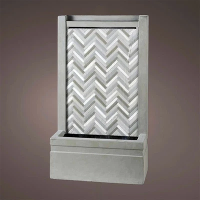 Lumineo - Gartenbrunnen "Waterfall" GRC Beton 95 cm - Bild 1 von 4