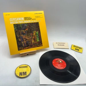 George Gershwin, Boston Pops O...- Concerto In F / Cuban Overture... NM/NM Ultr - Picture 1 of 3