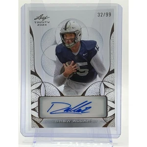 2024 Leaf Trinity Football Drew Allar Bronze Acetate Auto 32/99 SP Penn State - Picture 1 of 2