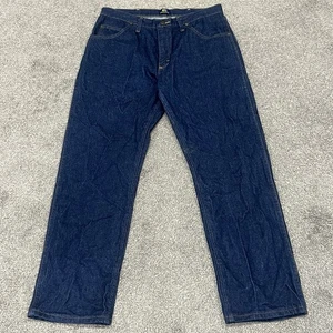Pantalones de mezclilla Wrangler para hombre 34x30 azul 47MWZ calce regular cómodos avanzados - Imagen 1 de 24