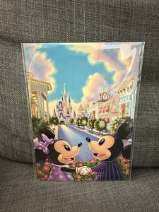 WonderGround Main Street Sweethearts Mickey Minnie Kristin Tercek 5x7 Postcard - Picture 1 of 2