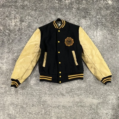 Chaqueta De Colección Universidad de Wichita Para Hombre Pequeña Campeón Correr Hombre Años 50 60 EE. UU. Foto 1 de 4