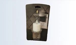 Luminara Bronze Real Flame Effect Night Light, Electric Plug In - Picture 1 of 2