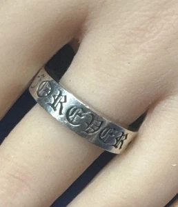 Chrome Hearts Sterling Silver 2003 Forever Ring💚Size 9🩵11.6 Grams - Picture 1 of 4