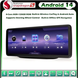 12,3" Android 14 8GB+128GB Autoradio GPS Navi CarPlay für Mercedes B-Klasse W246 - Imagen 1 de 24