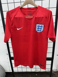 Nike England Soccer Jersey Men’s XL Red Away Dri-Fit 2014/15 Three Lions - Picture 1 of 7