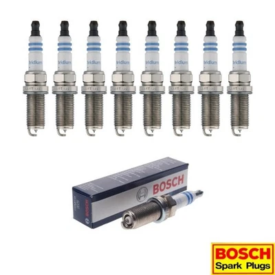 New Set of 8 BOSCH Double Iridium Spark Plug for FX45 M45 Q45 QX56/ Armada Titan - Image 1 of 4