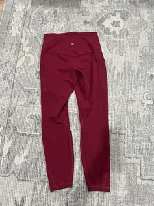 lululemon leggings 8 Magenta - Picture 1 of 3