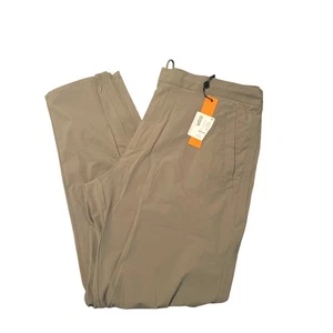 NWT Rag & Bone Nylon/Spandex Pants Tan/Green Back Elastic Drawstring Size XL - Picture 1 of 7