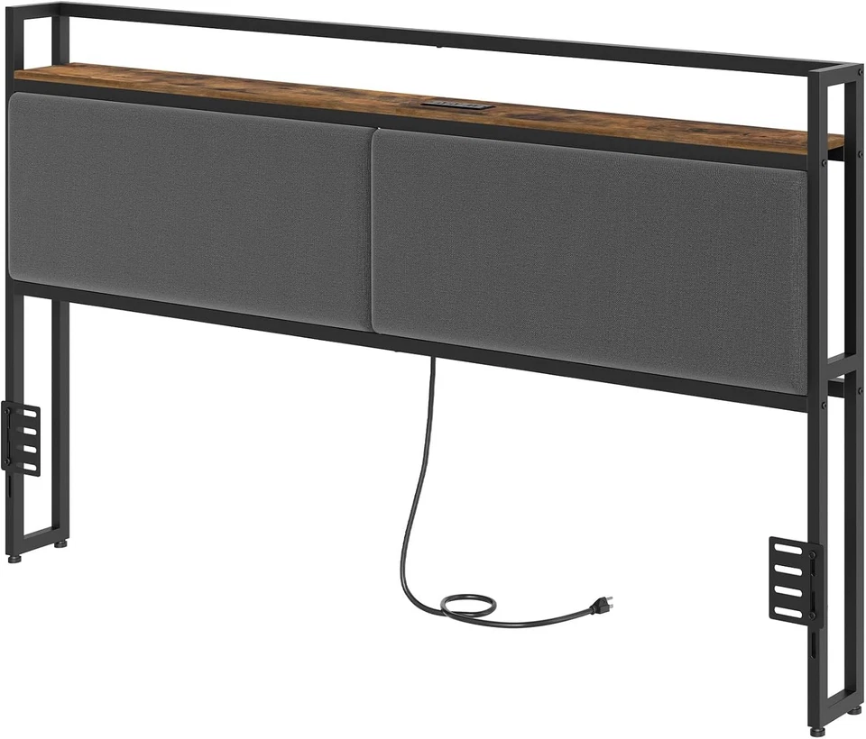 Solo cabecero tamaño king, cabecero tapizado con estación de carga, king... Foto 1 de 4