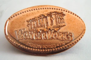 WUNDERWERKE Taubenschmiede, TN - Logo -- länglicher Zinkpfennig - Bild 1 von 1