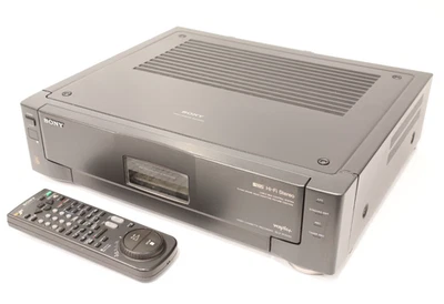 Grabadora de casete de video Sony SLV-R1000 SVHS no funciona para piezas o reparación uso Foto 1 de 4