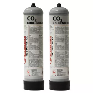 2x Rothenberger CO2 Kohlendioxid 1,90L Schutzgas Schweißgas Gasflasche MAG 35776 - Bild 1 von 2