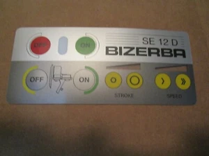 BIZERBA SE12D DECO FOIL ON/OFF AUTOMATIC LABEL OEM# 60386400401 - Picture 1 of 1