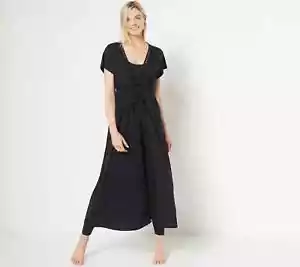 Belle Beach by Kim Gravel Damen-Überwurf vorne zum Binden Medium/Large schwarz A499680 - Bild 1 von 5