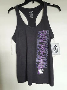 NCAA Northwestern Wildcats Damen Sleep Racer Tank Top, Gr. M, grau lila NEU - Bild 1 von 3