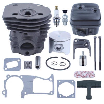 Cylinder Piston Pin Kit For Husqvarna 350 351 353 346XP Chainsaw Needle Bearing - Photo 1/4