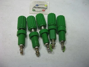 Equipo de prueba de 5 vías de plástico verde poste de encuadernación - usado cantidad 5 - Imagen 1 de 2