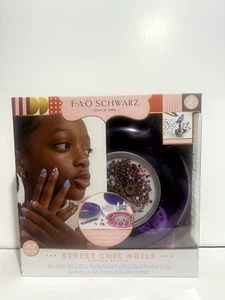 FAO SCHWARZ Street Chic Nails ~ New & Sealed ~ 47 PCS ~ Girls Press On Nails 8+ - Picture 1 of 1