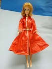 Vintage Barbie Puppe Kapuze Regenmantel Mücke mit passendem Gürtel